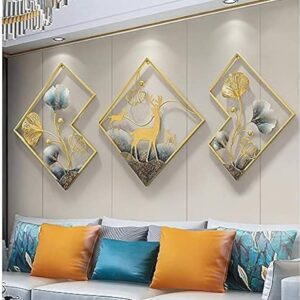 Metal Wall Art | Metal Wall Decor for Living Room | Metallic Wall Decor for Living